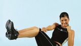 Pancia piatta con la kick boxing