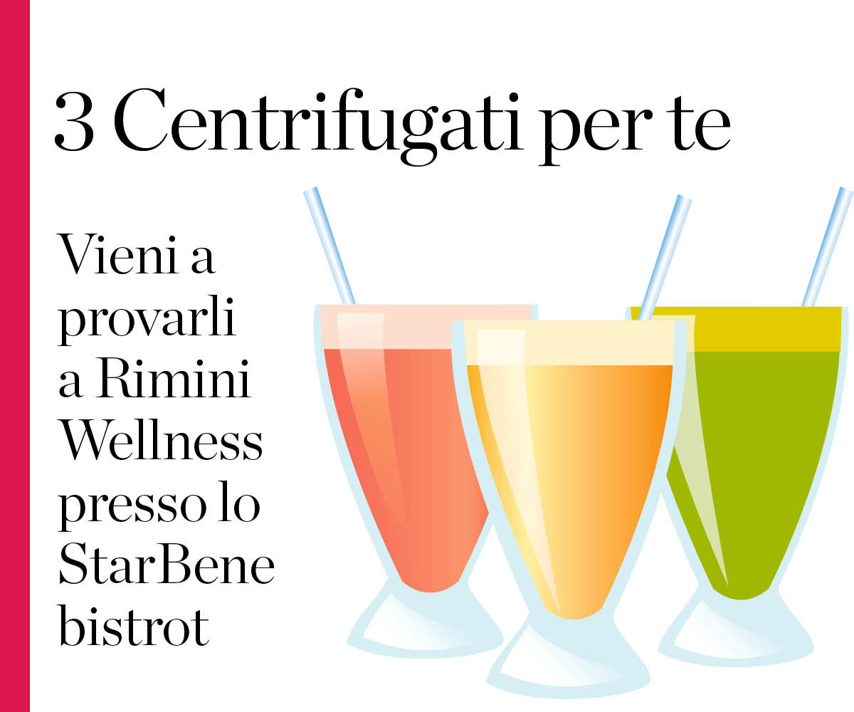I centrifugati di frutta e verdura dello Starbene Bistrot I centrifugati di frutta e verdura dello Starbene Bistrot