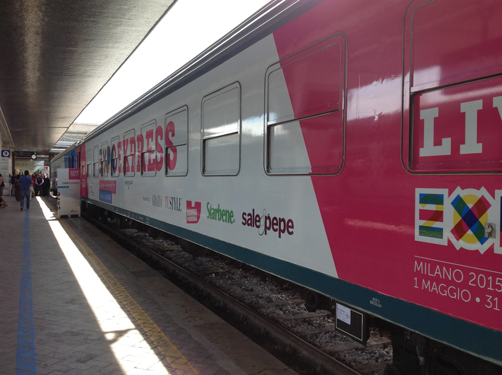 Expo Milano 2015: parte ExpoExpress, il treno mostra dell’esposizione universale