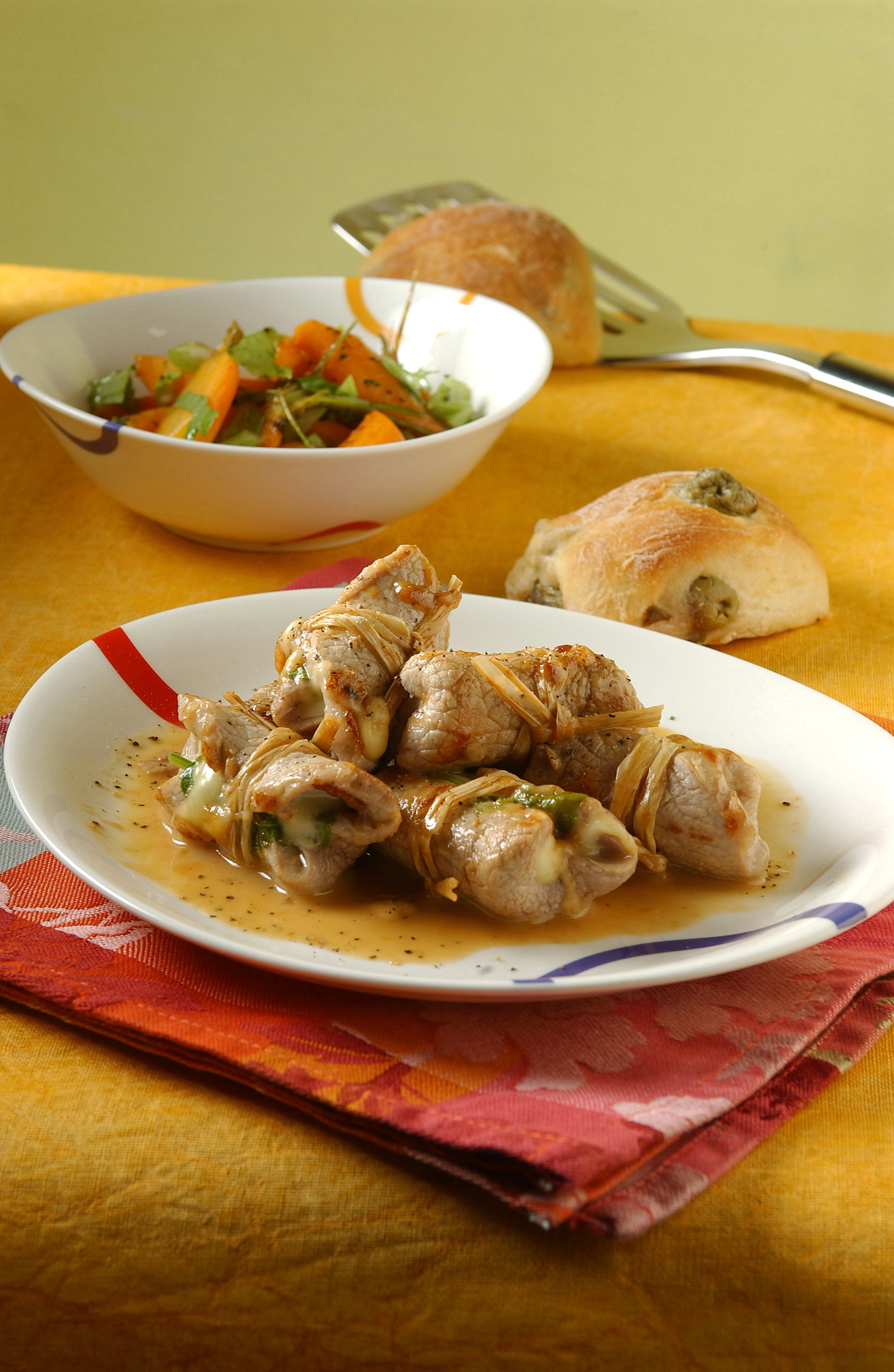 Mini involtini al formaggio Mini involtini al formaggio