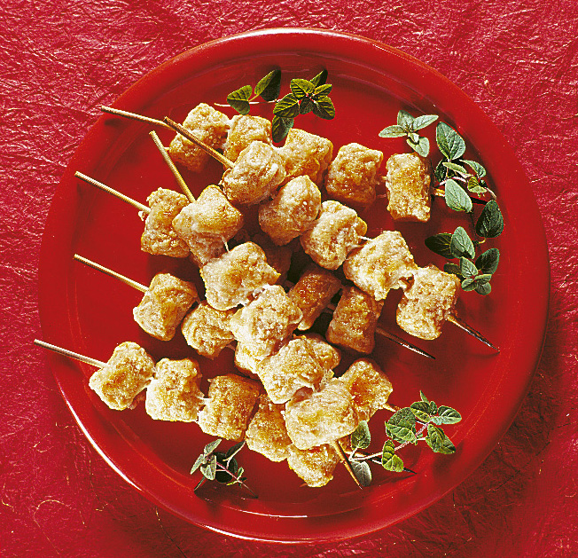 Gli stecchi di gnocchi alla zucca