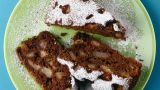 Torta integrale di pere al cacao