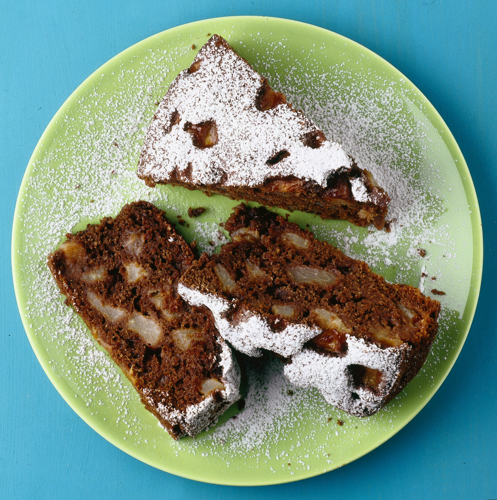 Torta integrale di pere al cacao Torta integrale di pere al cacao