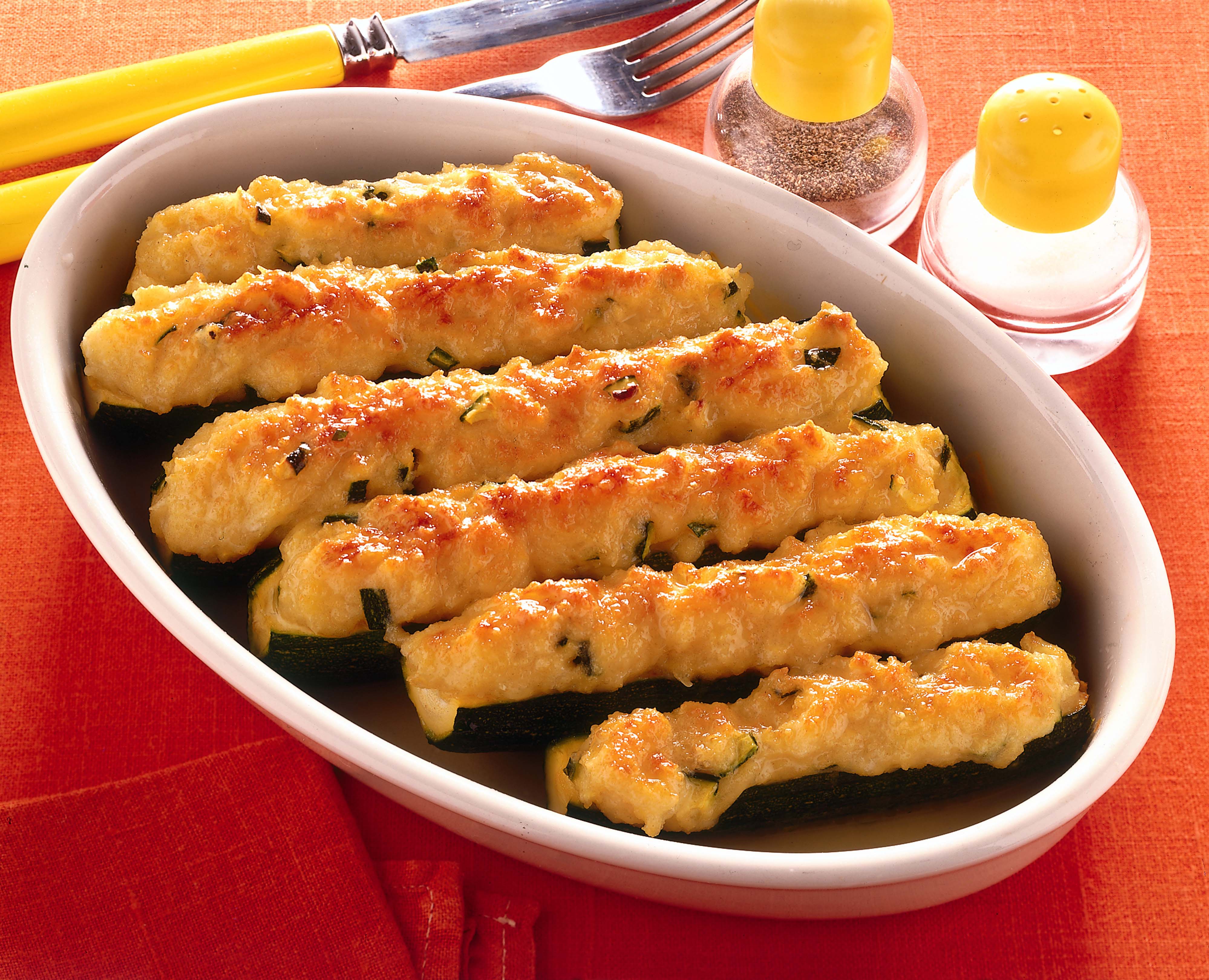Zucchine ai 4 formaggi