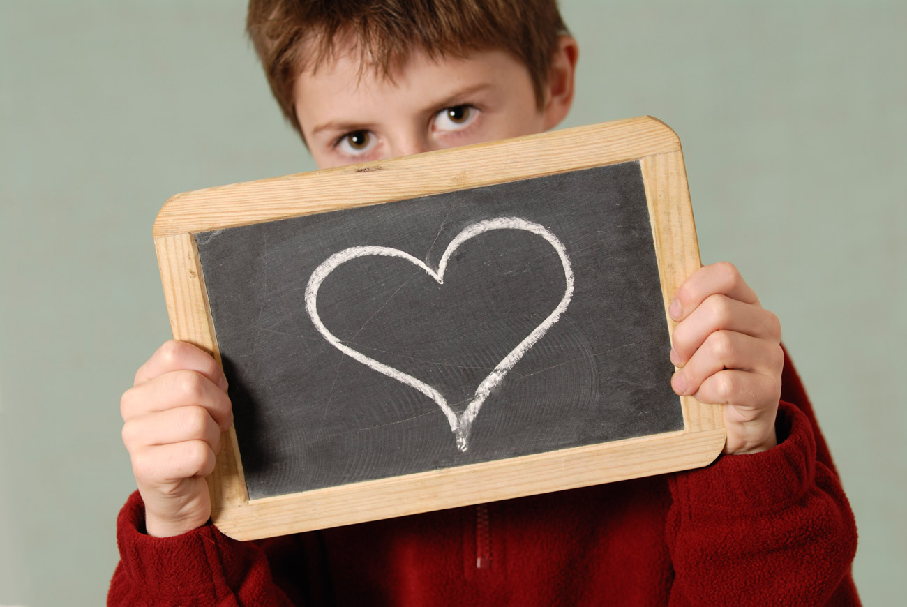 Tieni a cuore il tuo cuore sin da bambino