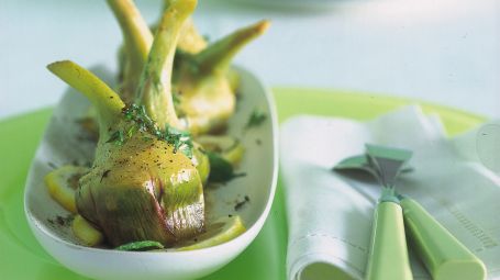 Cuori di carciofo alla menta Starbene