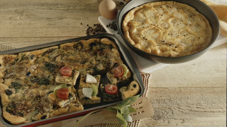 Frittata mediterranea con scarola Starbene