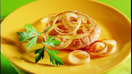 Hamburger di pollo e di prosciutto cotto Starbene