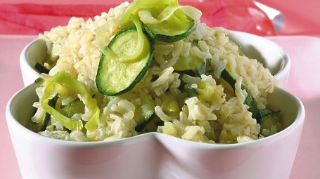 Risotto con le zucchine e i porri Starbene