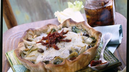 Torta alla scamorza e scarola Starbene