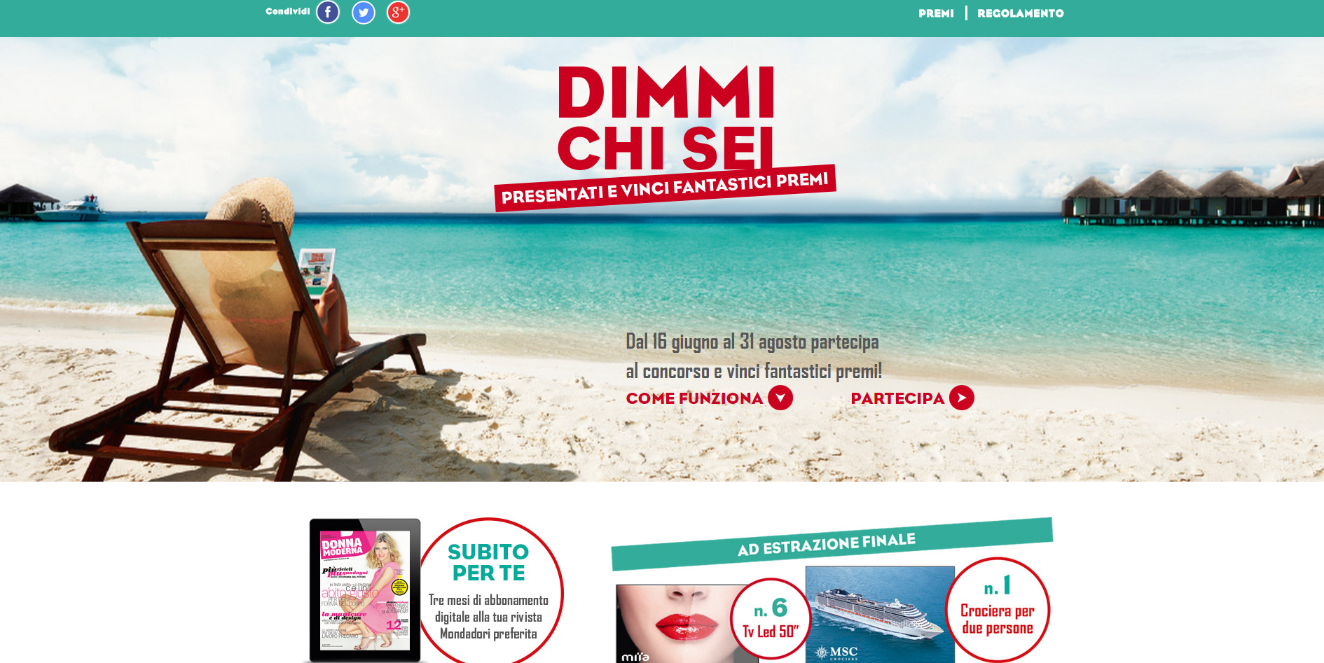 Dimmi chi sei e vinci fantastici premi Dimmi chi sei e vinci fantastici premi