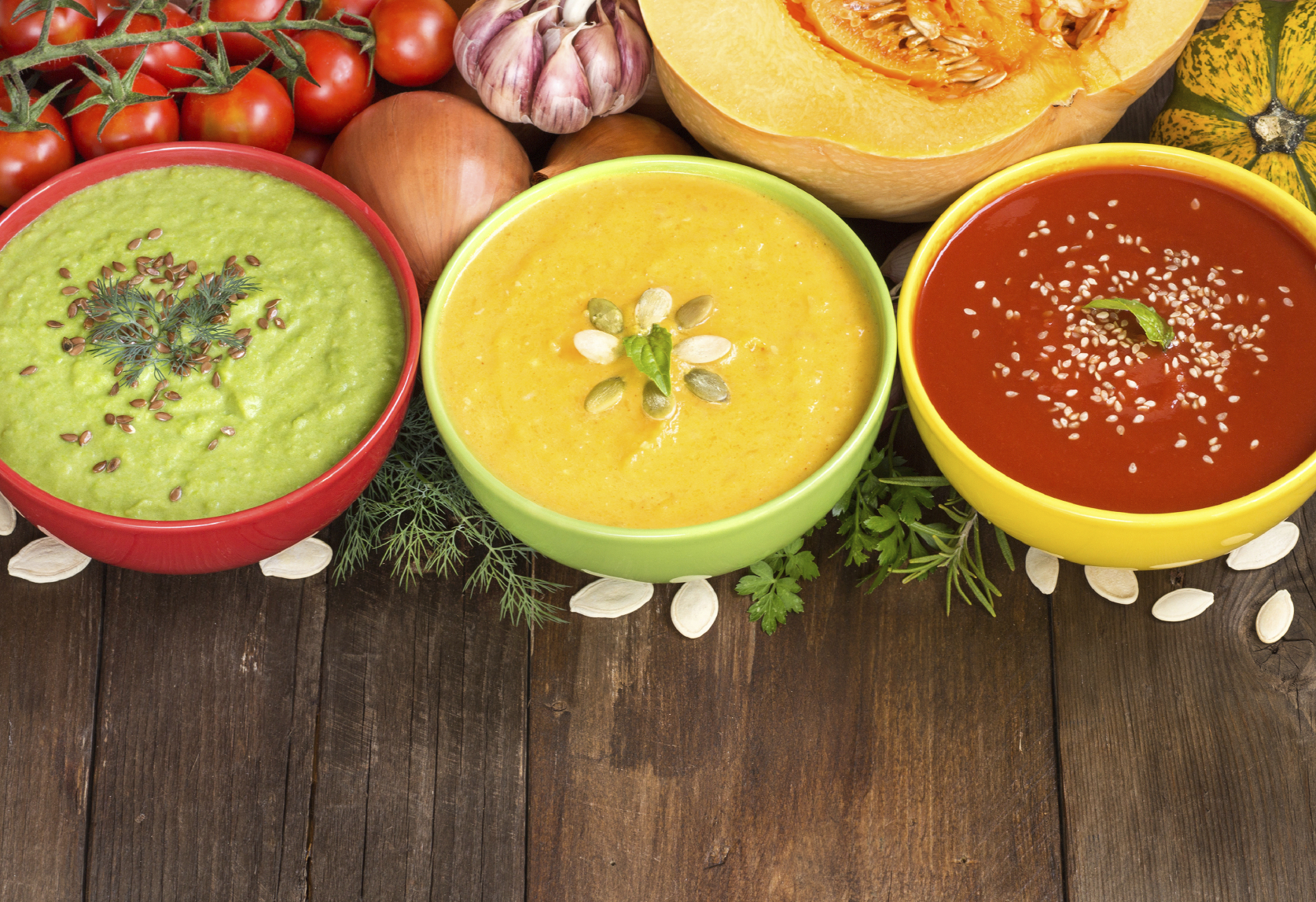Lunedì light: creme e zuppe per un effetto non solo detox