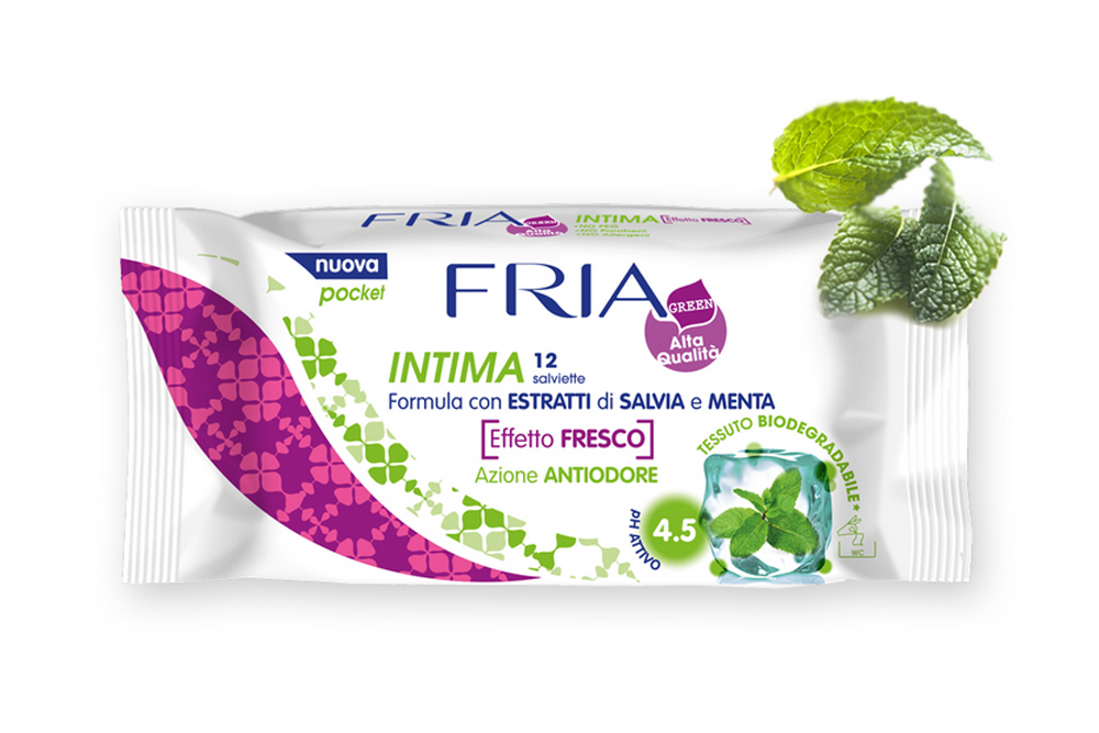 Scopri Fria Intima Fresca: rinfrescanti, morbide e biodegradabili