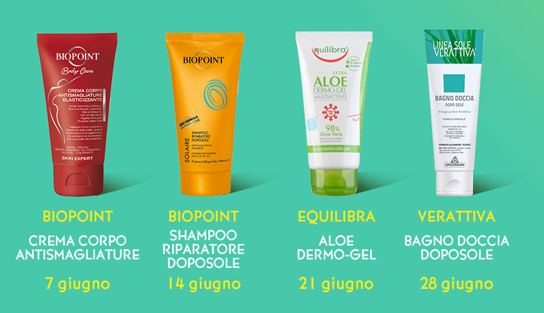 4 prodotti beauty in regalo con Starbene 4 prodotti beauty in regalo con Starbene