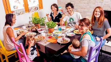 Tavolata a pranzo da Marco Bianchi