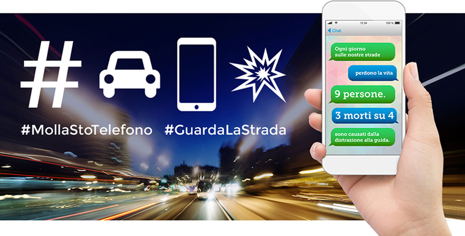 Smartphone: troppi incidenti stradali per distrazione