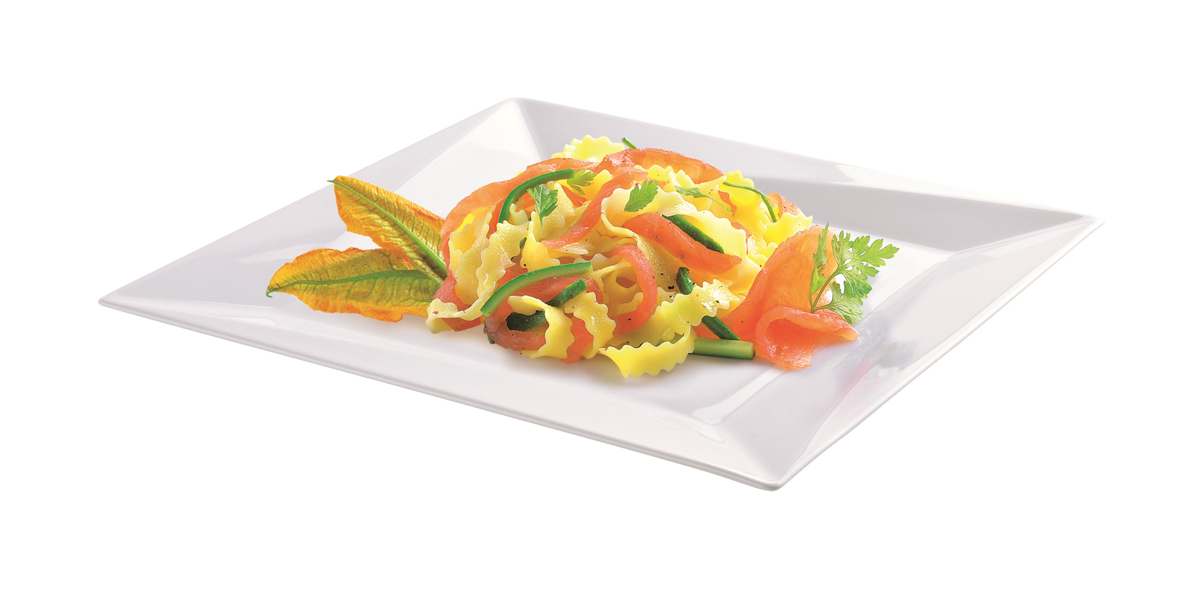 Trenette con salmone norvegese e zucchine – La ricetta Trenette con salmone norvegese e zucchine – La ricetta