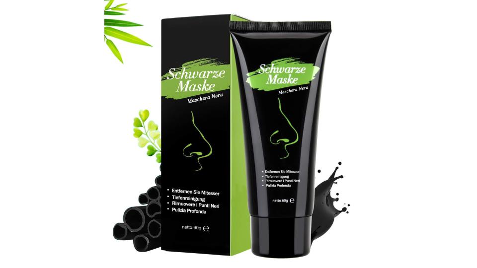 Maschera Viso Con Carbone Vegetale