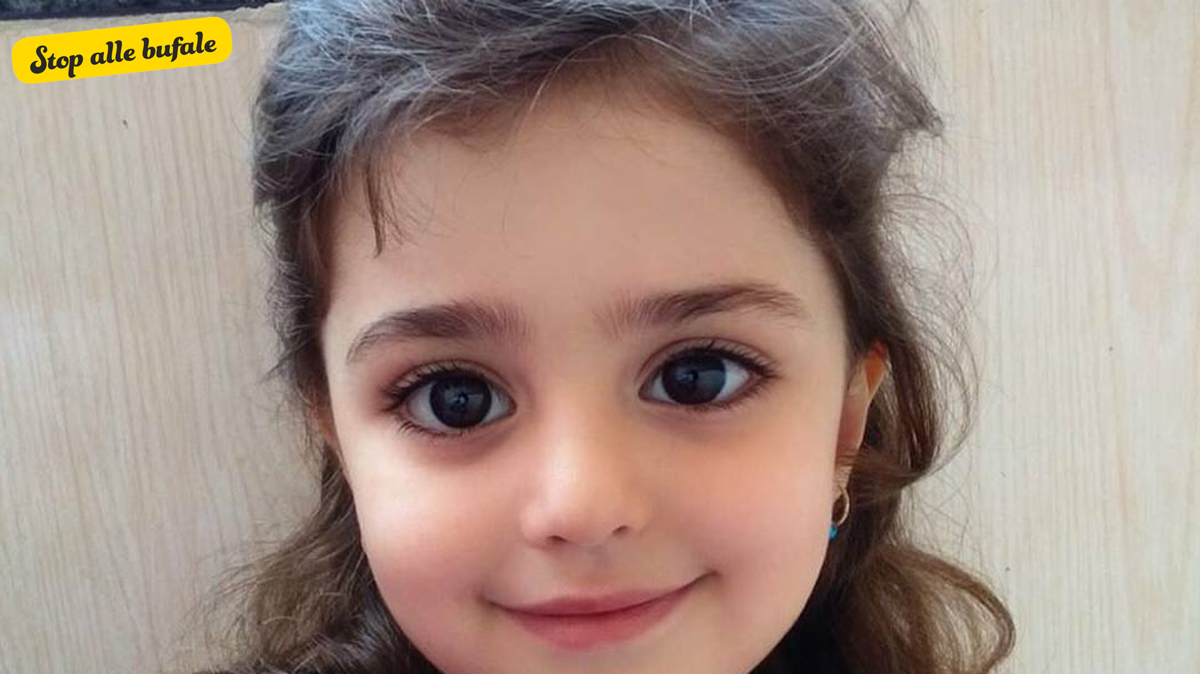 È vero che se condividi il post aiuti la bambina cieca?