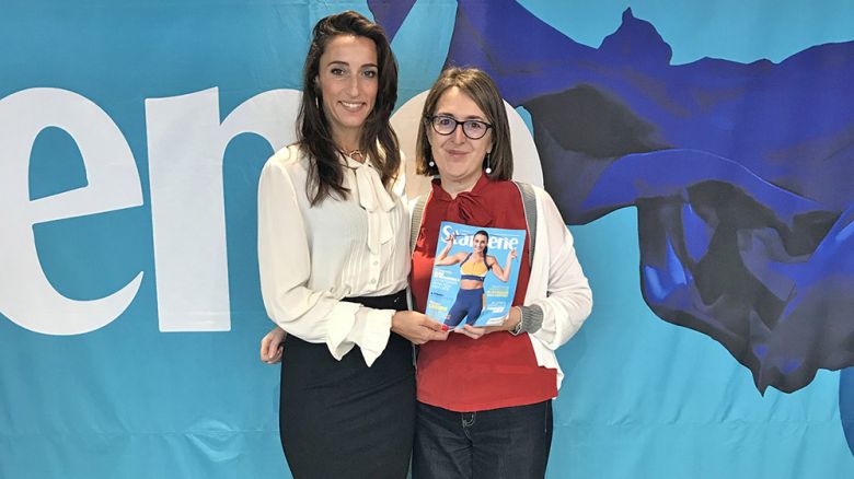 La fiorettista Elisa Di Francisca (protagonista della cover del numero 44) con il vicedirettore
Sabrina Barbieri