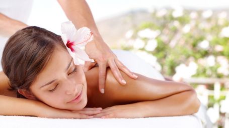 massaggio all'aperto