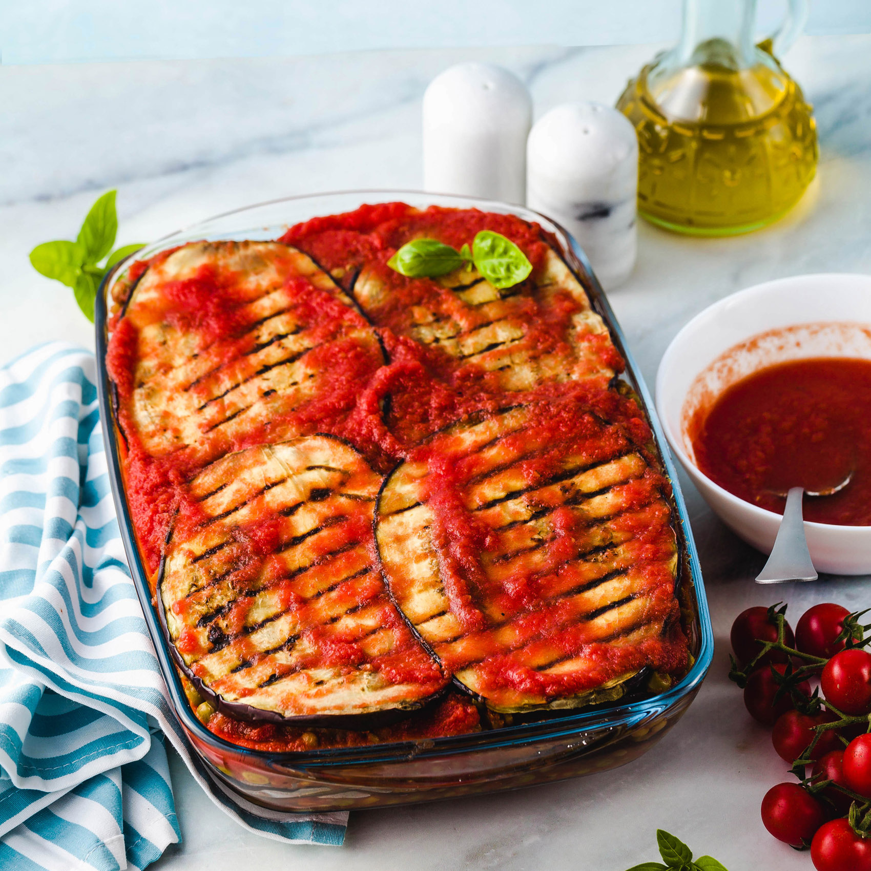 Ricette veg: parmigiana di melanzane senza formaggio