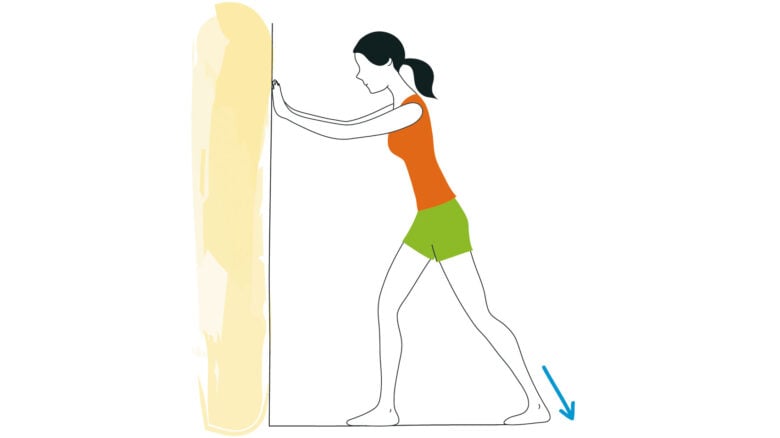 stretching allungamento del polpaccio BODYMATE Set da 3 pezzi di cunei per ginocchia per polpacci per stretching 