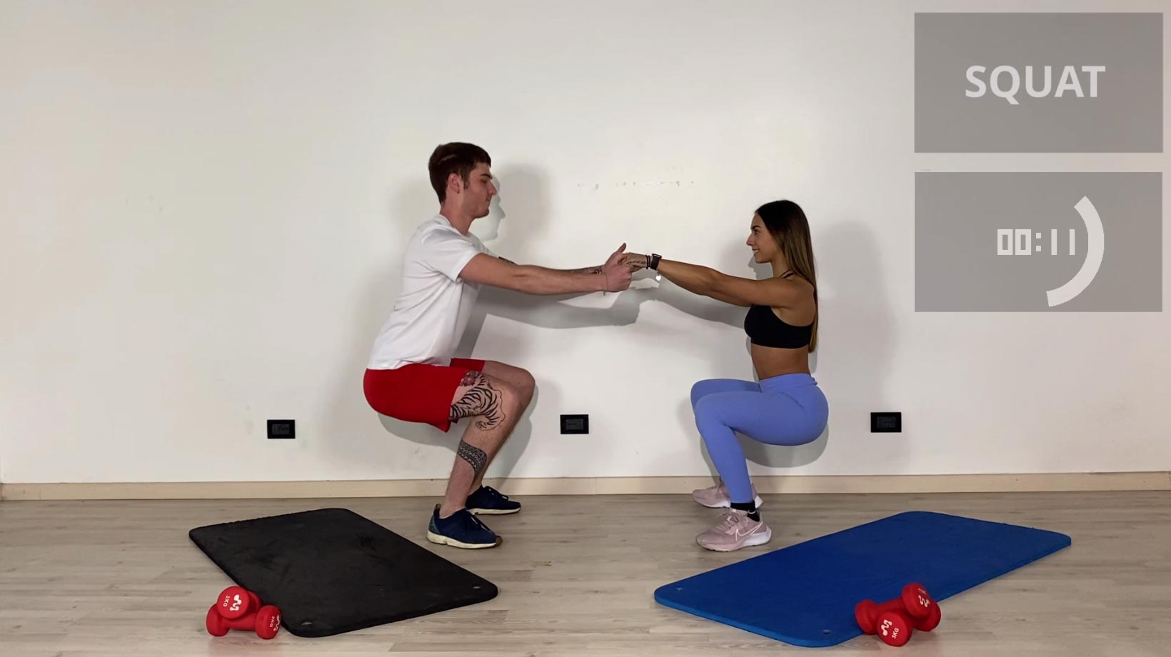 Allenarsi in coppia: il workout di 7 minuti per lui e lei – Video