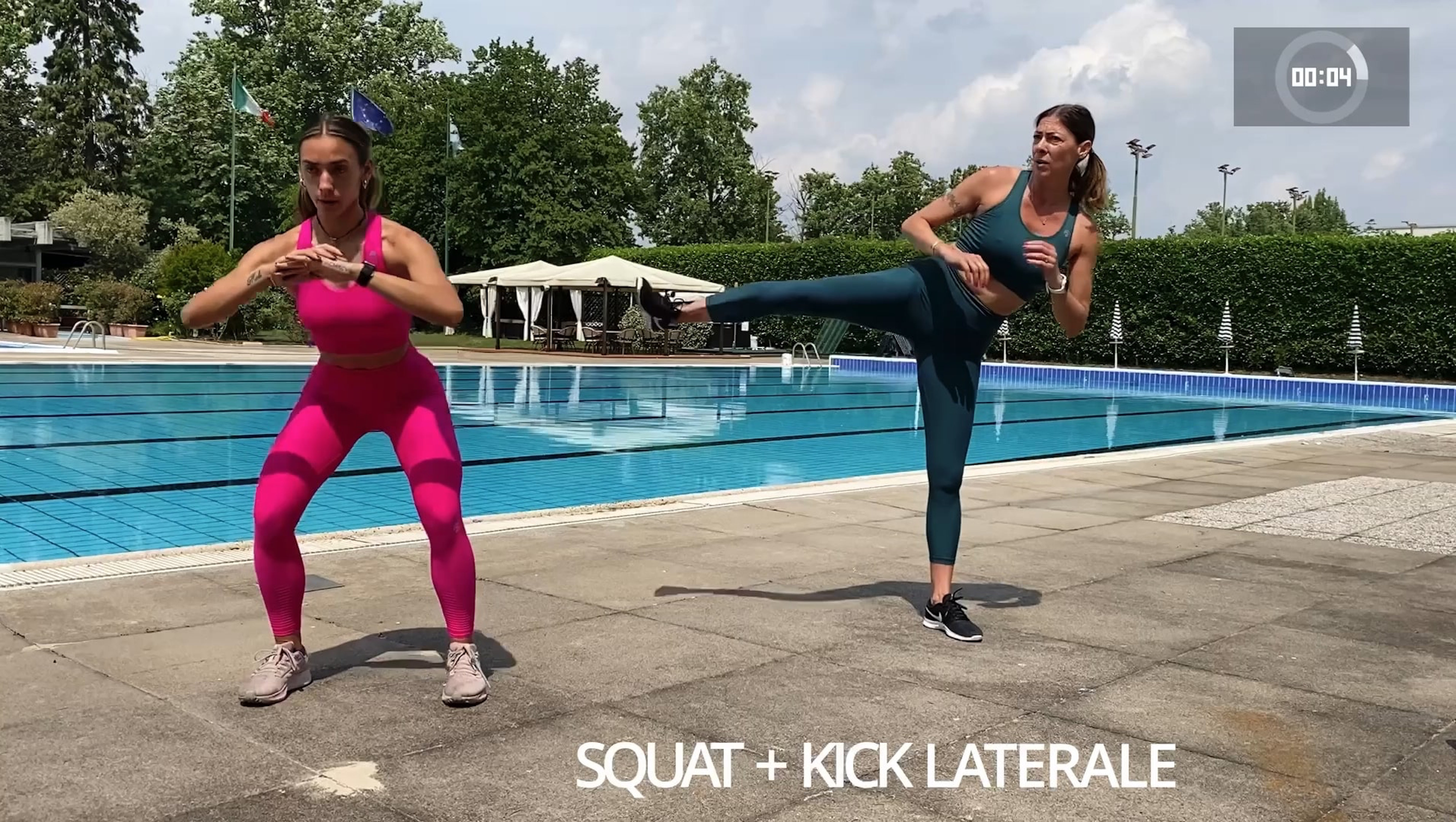 Total body madre e figlia: l’allenamento tonificante – Video