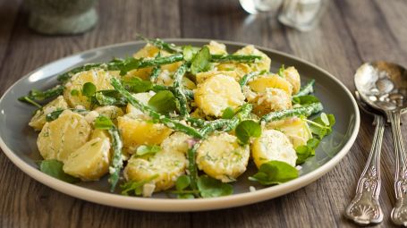 insalata di patate e fagiolini