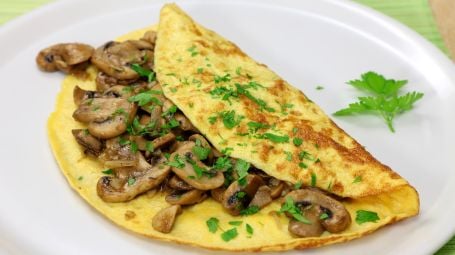 frittata funghi omelette