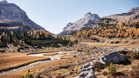 Dolomiti, San Vigilio d'autunno