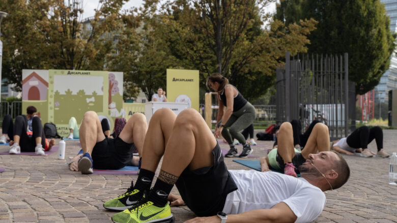 A lezione di fitness con Nicolò Famiglietti