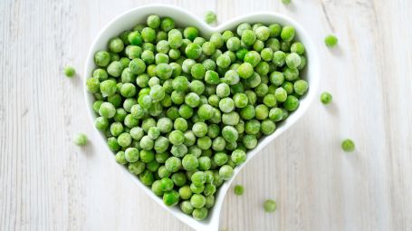 piselli surgelati a cuore