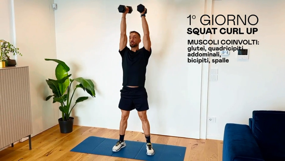 Allenamento settimanale totale: gli esercizi giorno per giorno – Video