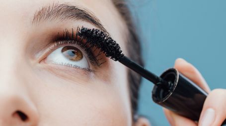 mascara, occhi, trucco, make up