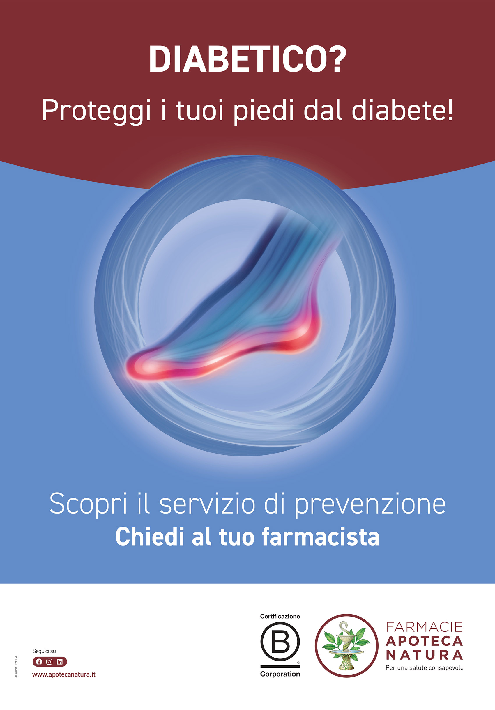 Proteggi i tuoi piedi dal diabete! In farmacia consigli di prevenzione Proteggi i tuoi piedi dal diabete! In farmacia consigli di prevenzione