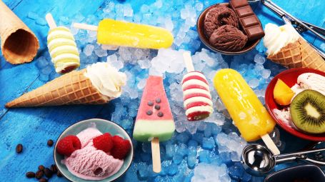 gelati, ghiaccioli, crema, yogurt