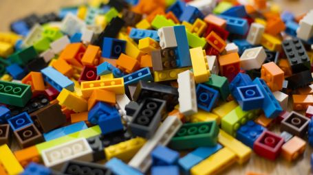 mattoncini Lego, costruzioni