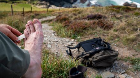 trekking, vesciche, escursionismo, piedi