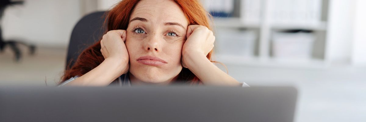 computer, lavoro, ufficio, noia