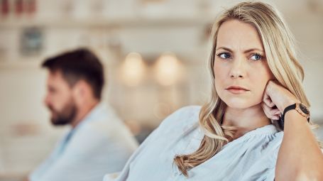 silenzio uomo donna, coppia, litigio