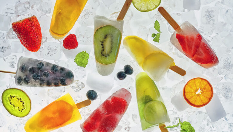 Ghiaccioli di frutta fatti in casa