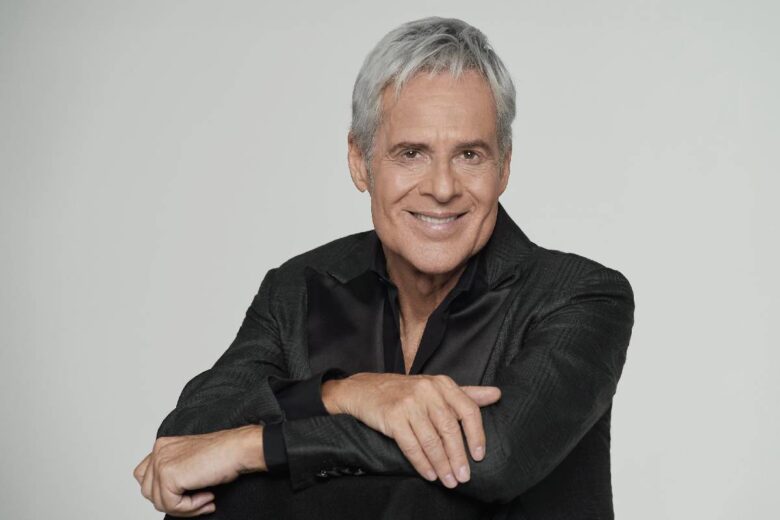Ritratto del cantautore Claudio Baglioni
