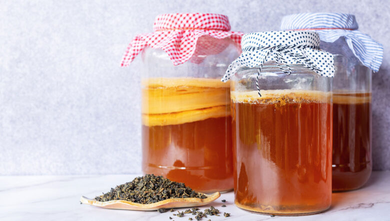 kombucha, bevanda fermentata fatta in casa