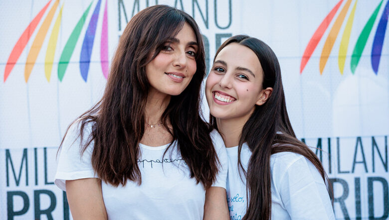 Ambra Angiolini e la figlia Jolanda Renga