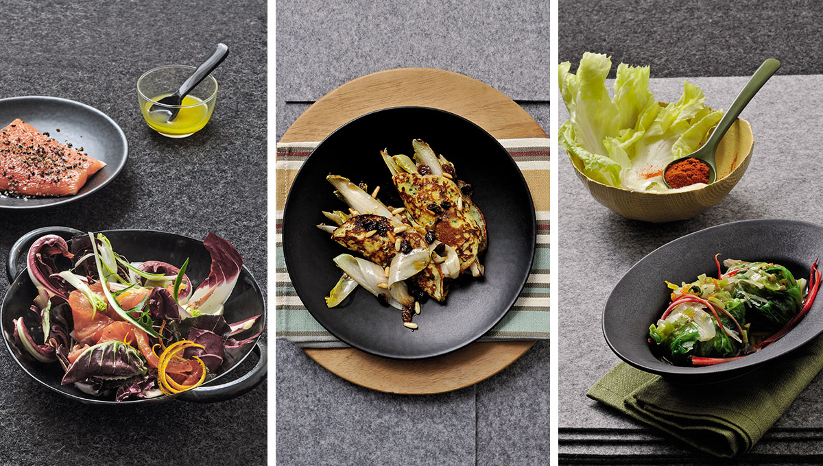 4 insalate sane e gourmet: dai fagottini alla tatin, le ricette che fanno bene 4 insalate sane e gourmet: dai fagottini alla tatin, le ricette che fanno bene