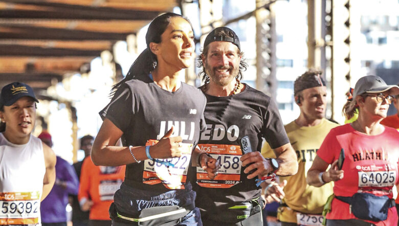 Juliana Moreira ed Edoardo Stoppa e le maratone insieme: «Una metafora della vita di coppia»