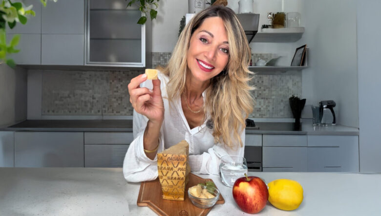 nutrizionista con spuntino post allenamento
