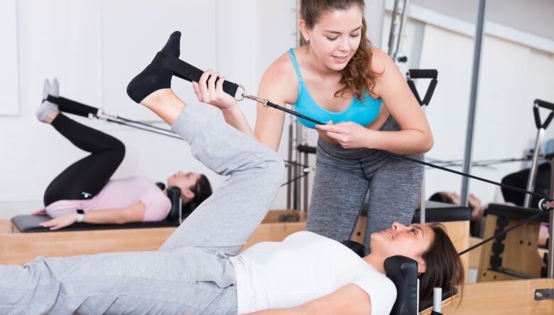 Lezione di Pilates Reformer